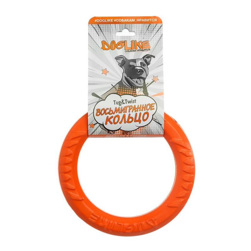 Doglike Снаряд Tug&Twist Кольцо 8-мигранное миниатюрное (Оранжевый) D-5195 0.064 кг 36713